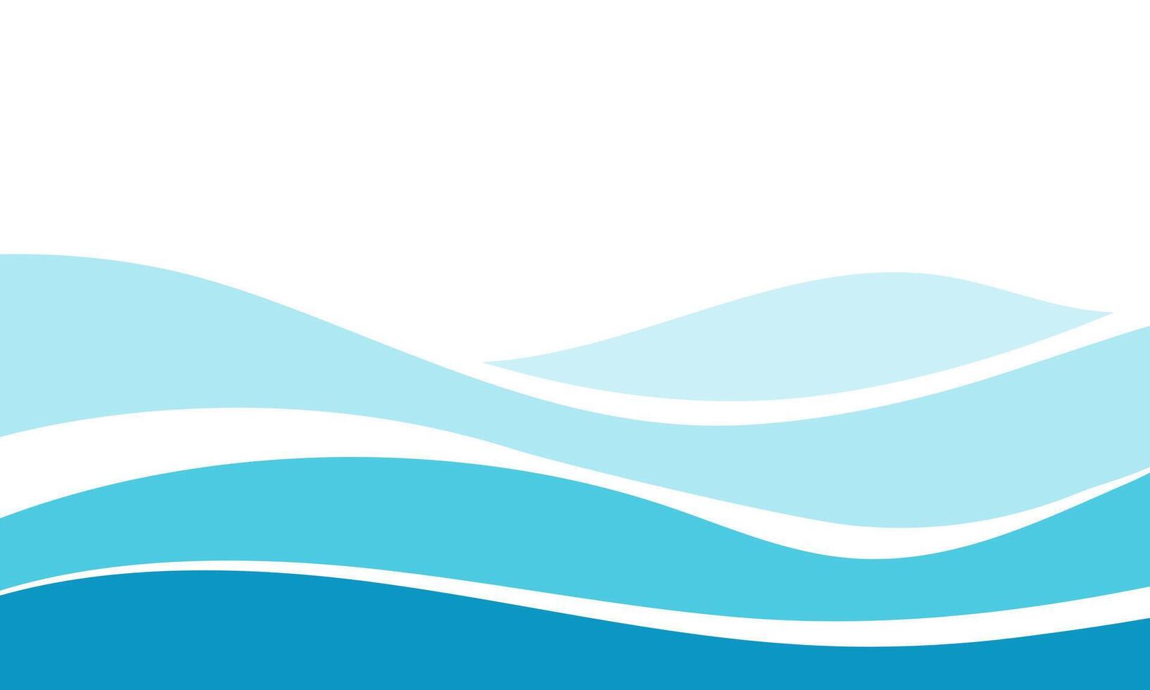 Smooth Water Flow Ripple Lines. illustration vector