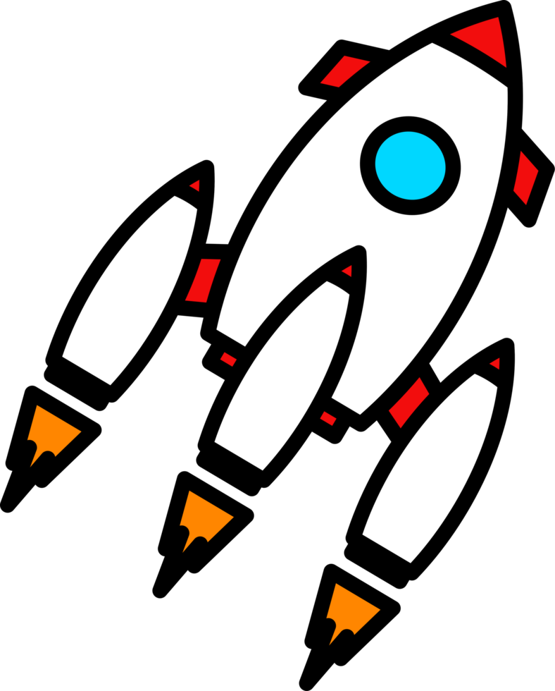 Rocket launch icon png