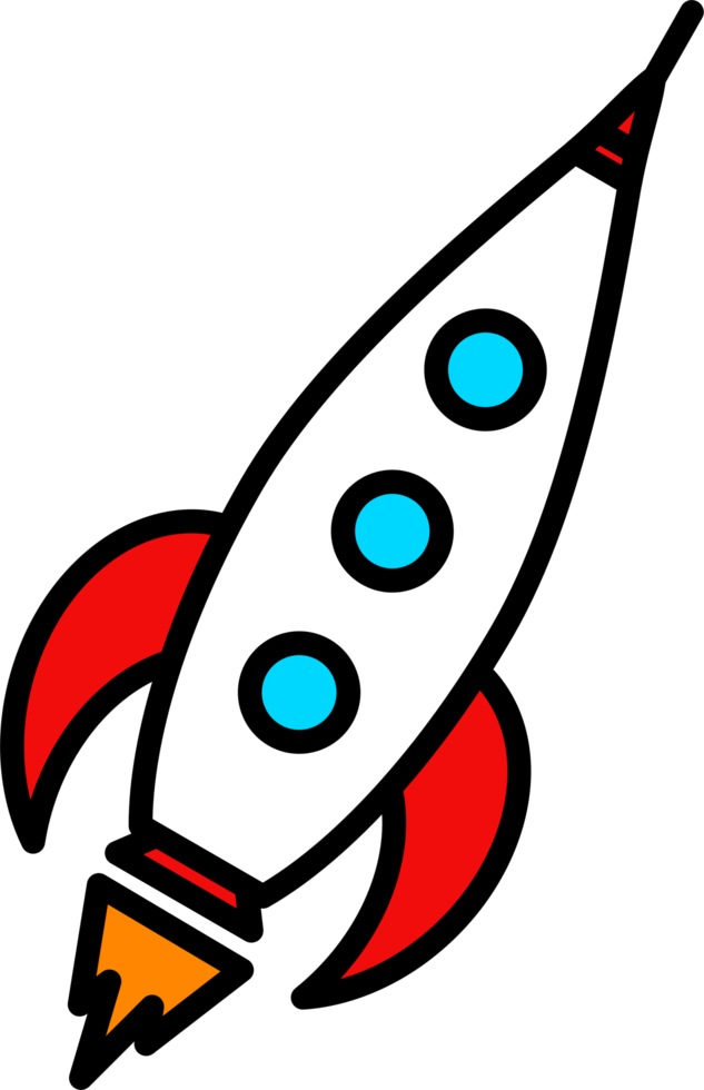 Rocket launch icon png
