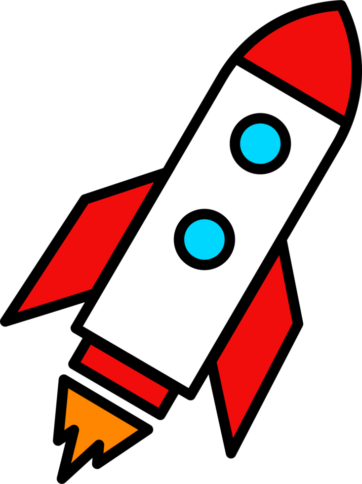 Rocket launch icon png