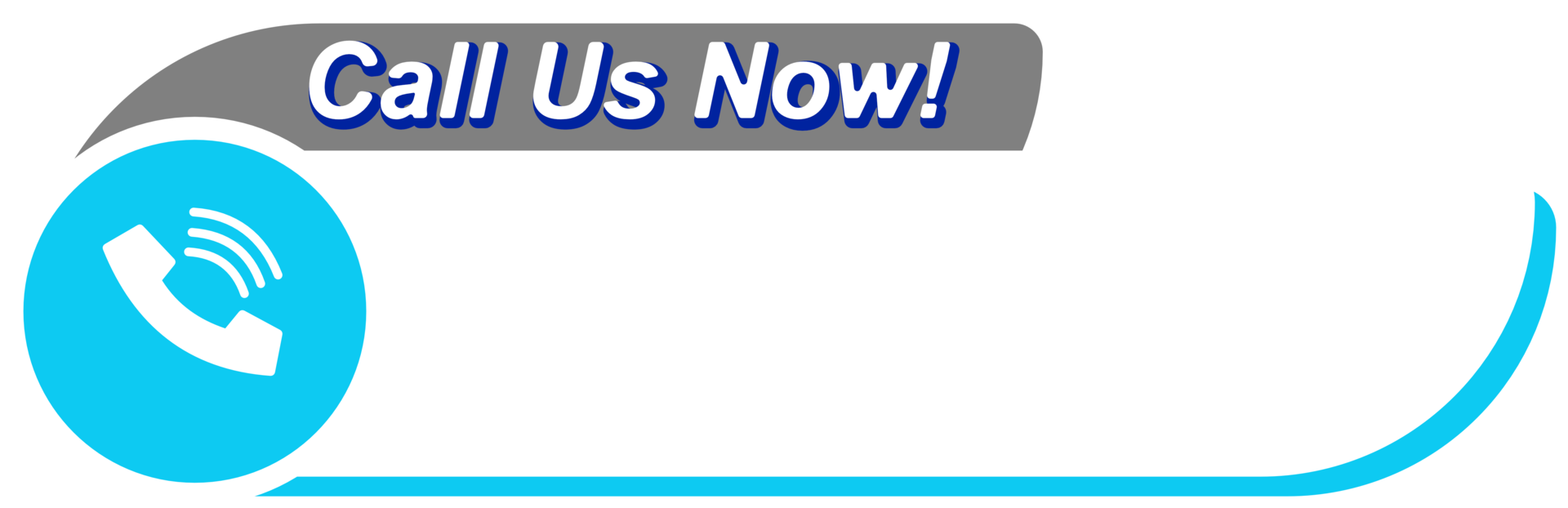 Call us shape banner png