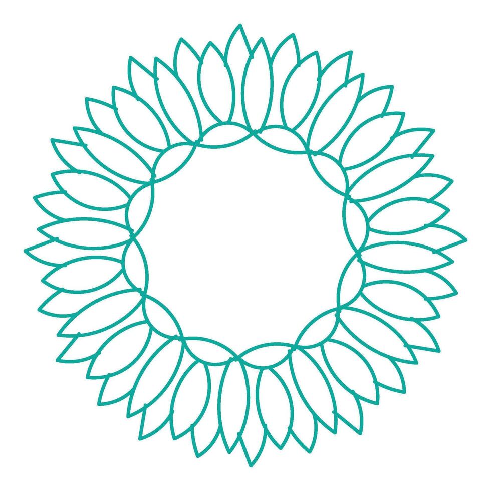 Flower Line Art for tattoo design and coloring pages vector