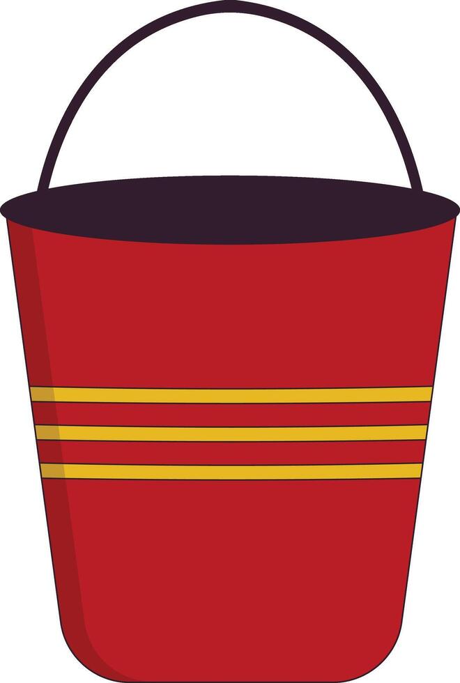 Firefighter Safety Equipment. Illustration in Flat Cartoon Style. vector