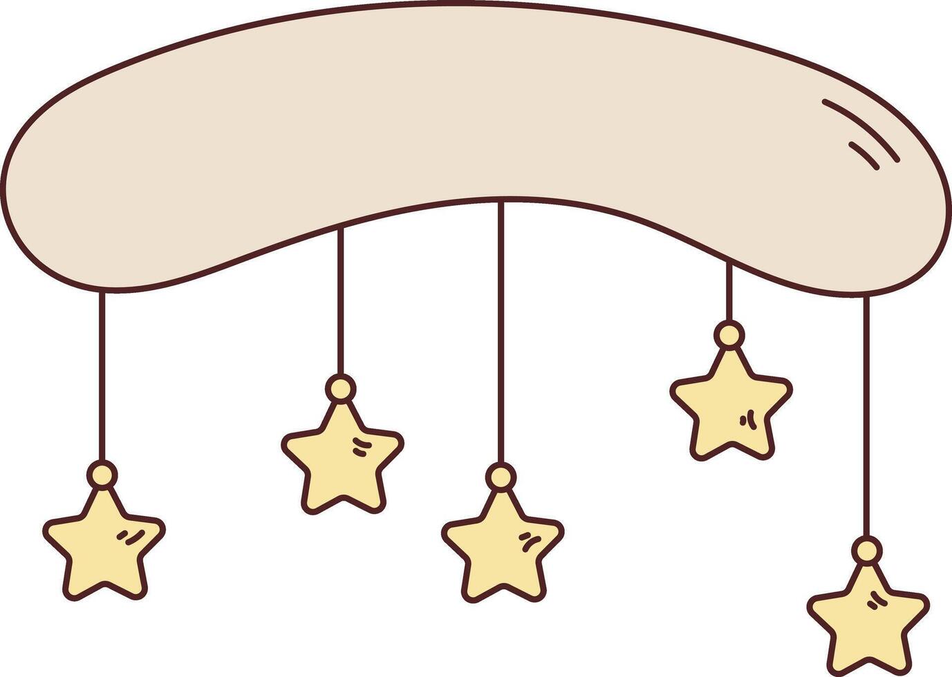 Ramadan Kareem Doodle in Flat Cartoon Design. Flat Illustration vector