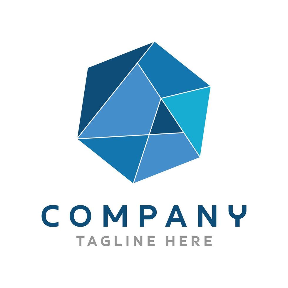 Geometric Logo Design vector