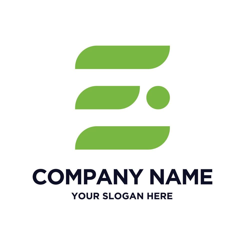 Letter E Logo Design vector