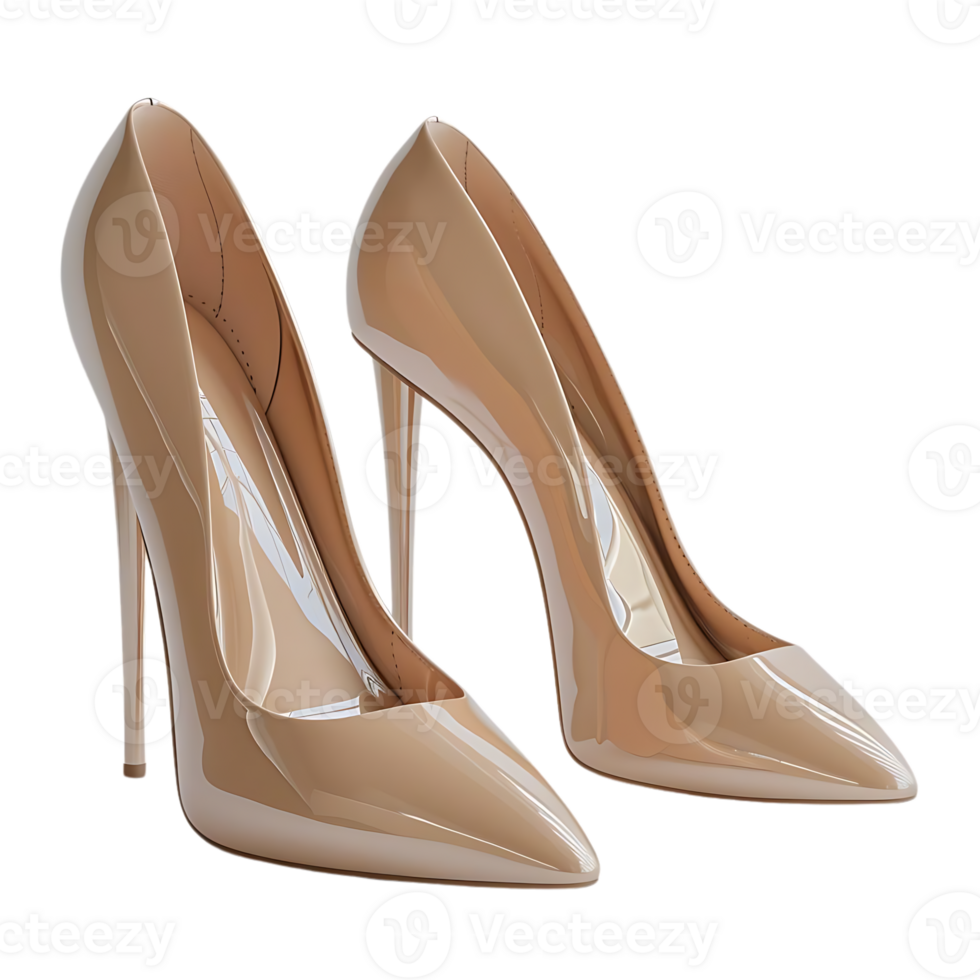 beige stilettos