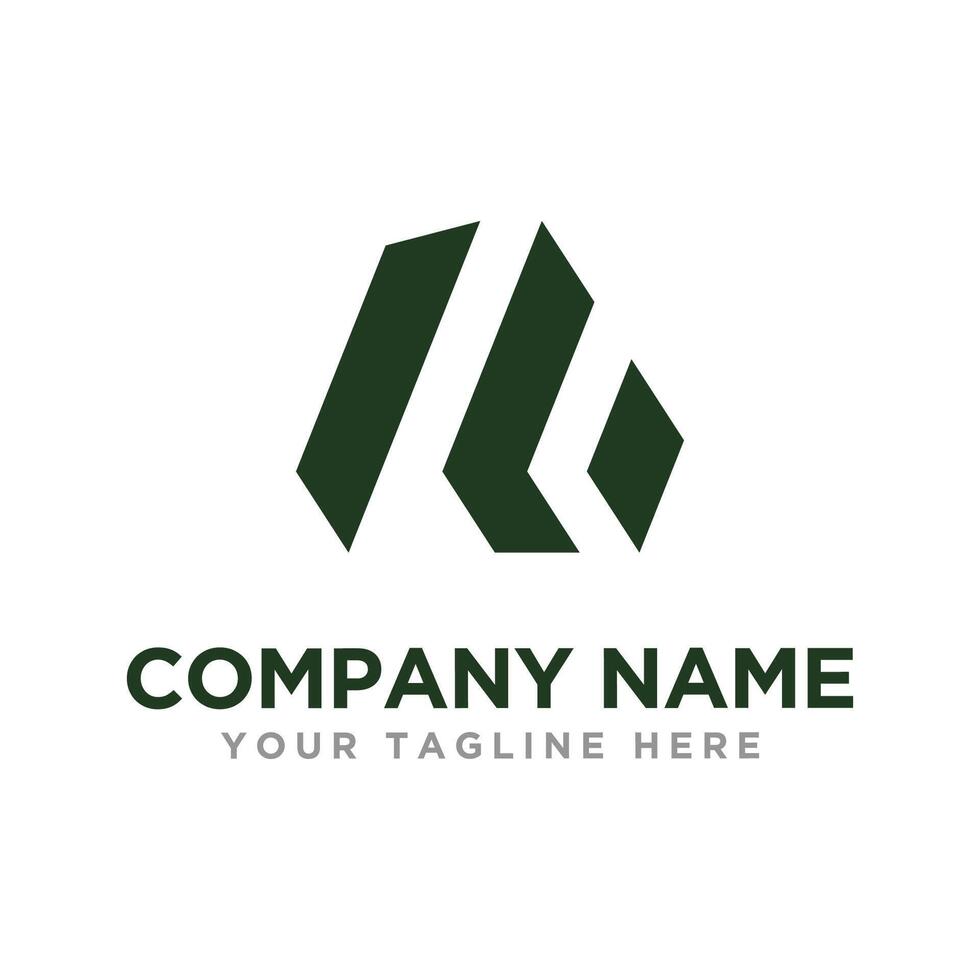 Letter WF Logo Design vector