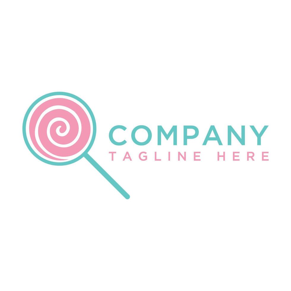 Lolipop Logo Design vector