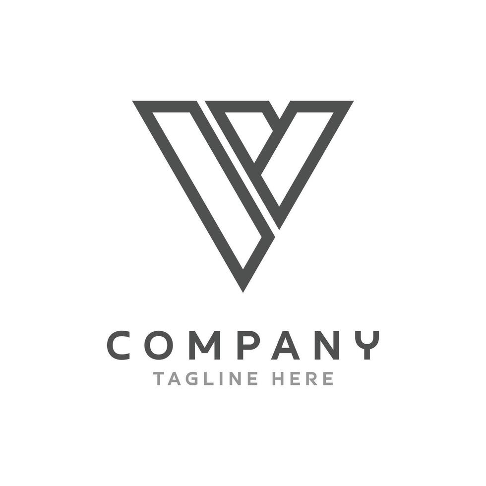 Letter V Logo Design vector