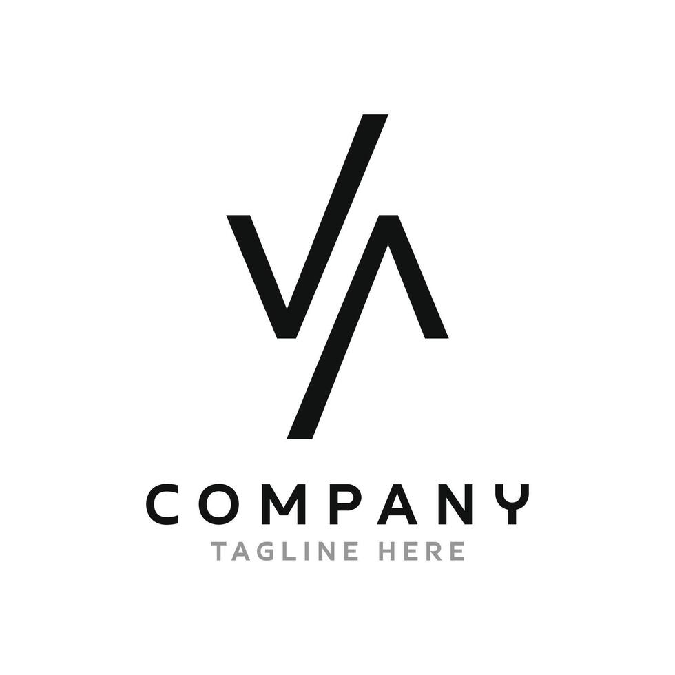 Letter VA Logo Design vector
