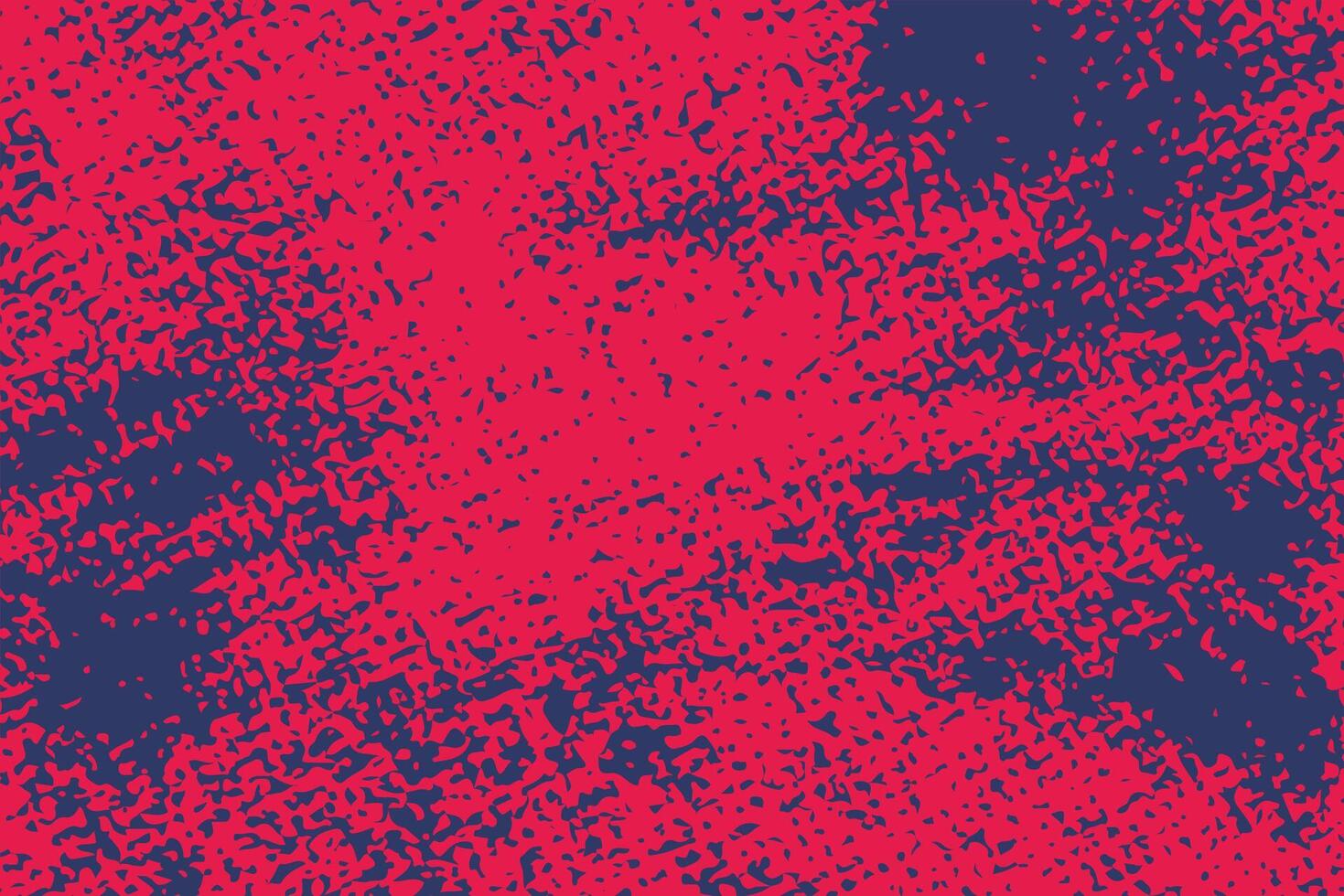 Red and blue background in grunge and rustic style. Simple and minimalist vintage dirty texture of rough surface for background vector