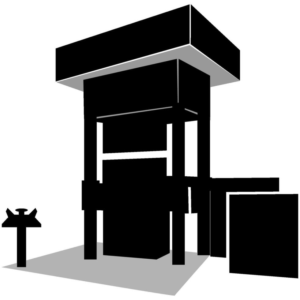 pressing machine icon vectors illustration symbol design
