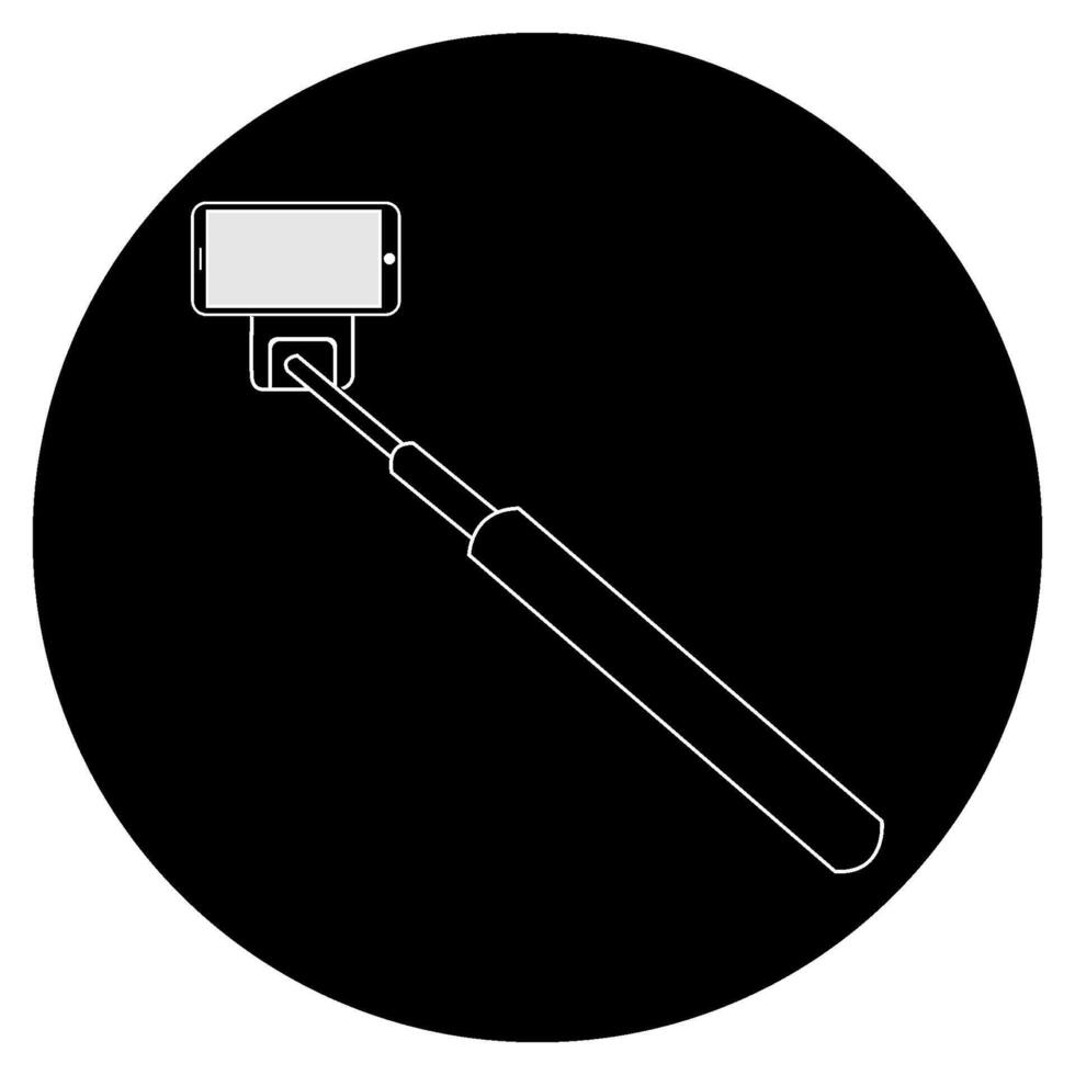 selfie stick icon vectors illustration symbol design