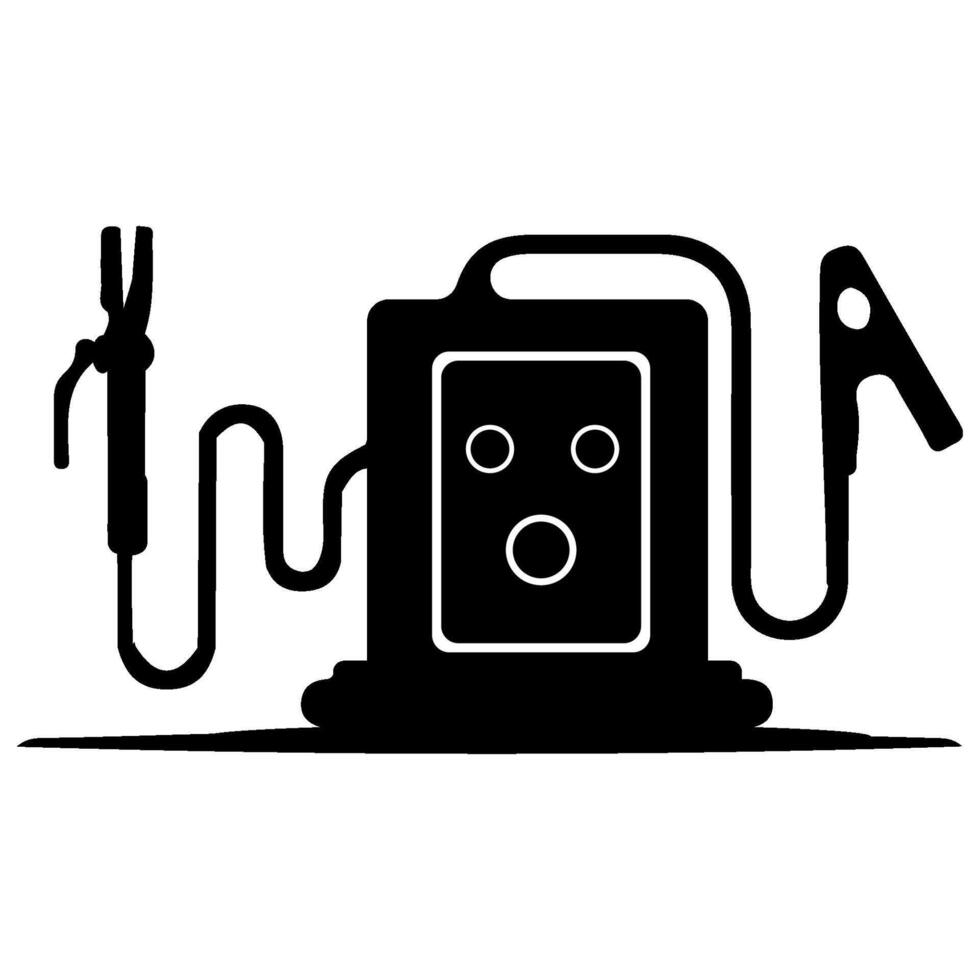 electric welding machine icon vectors illustration