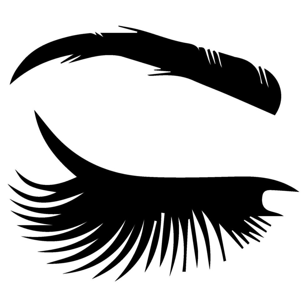 eyelash icon vectors illustration symbol design