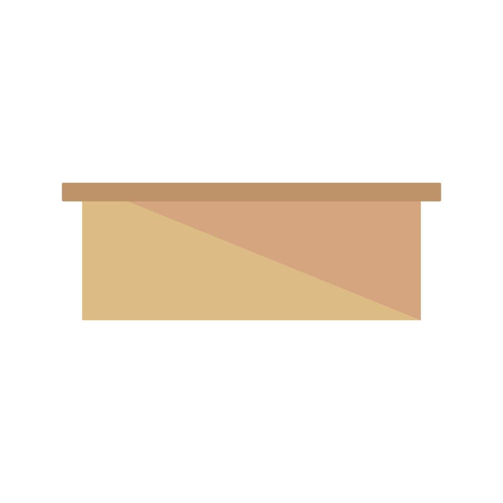 Table flat design illustration vector