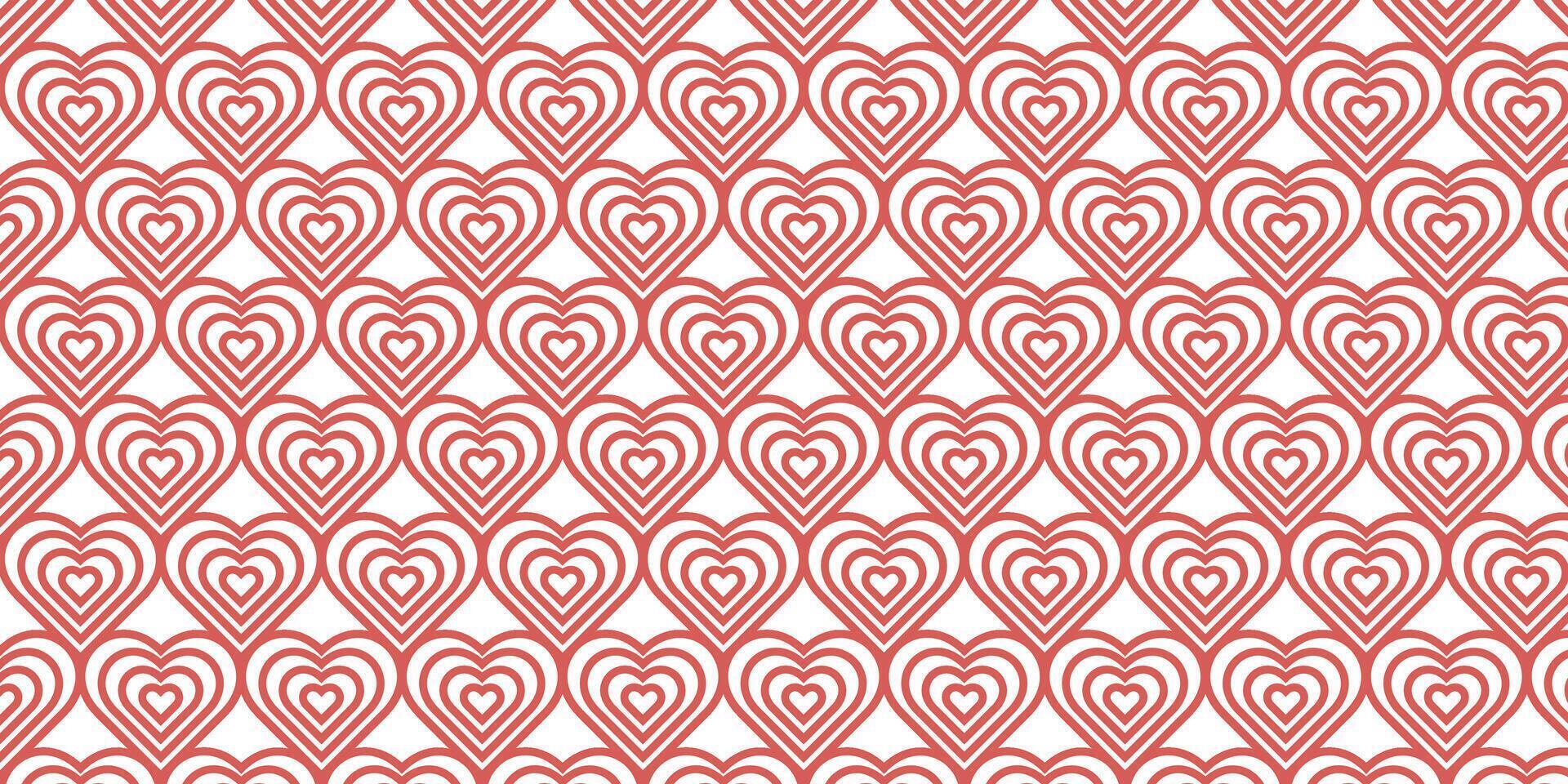 Heart love pattern illustration vector