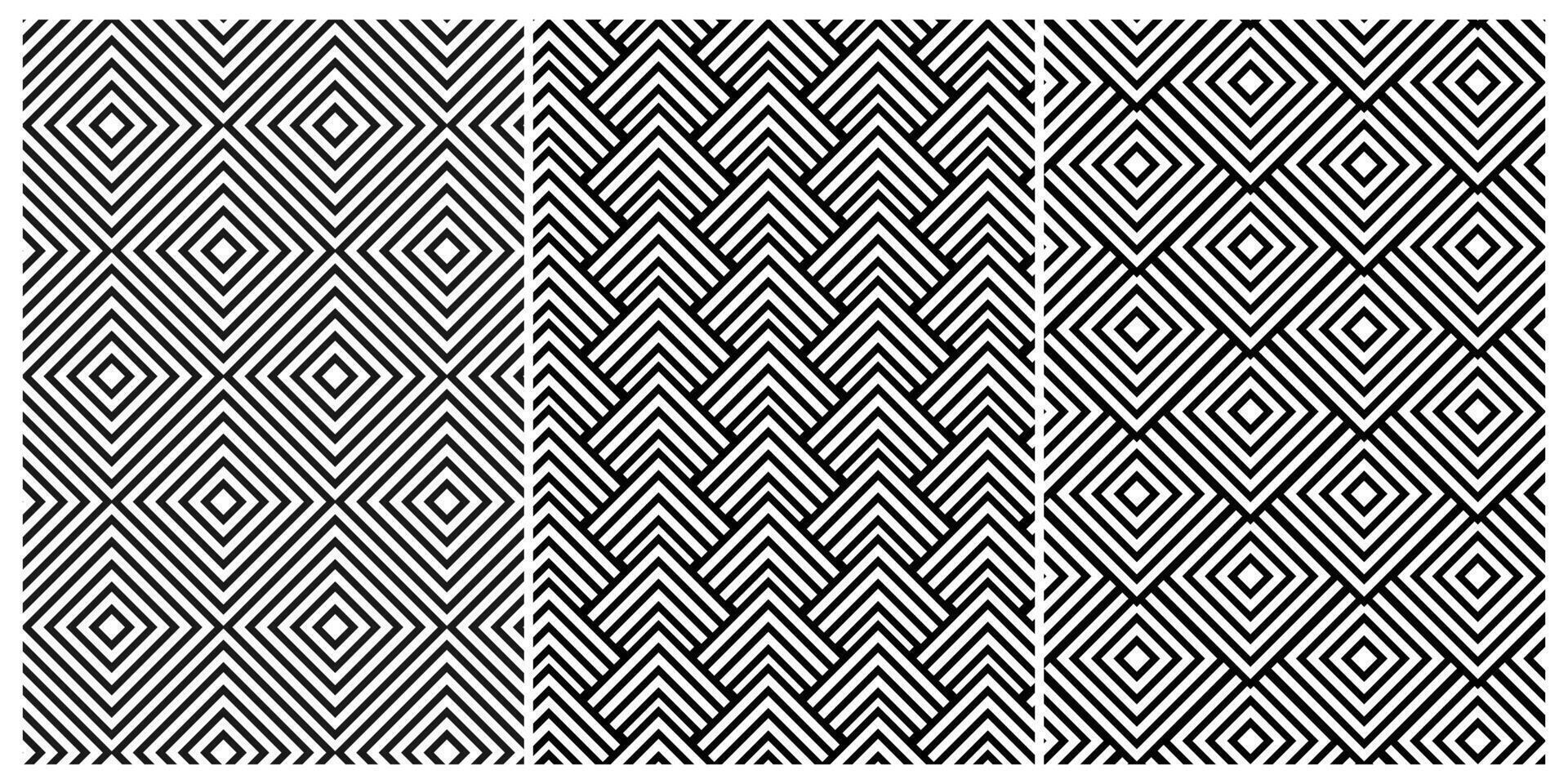 Pattern collection. Modern repeating geometric shapes. illustration vector