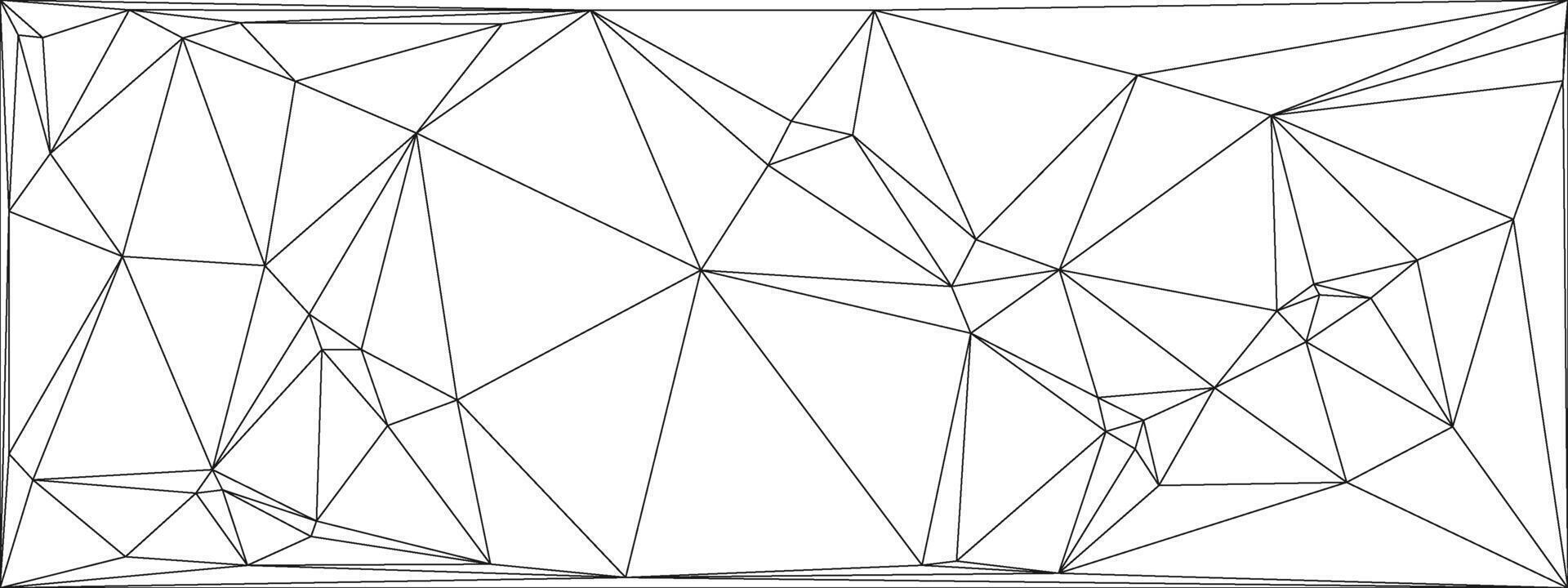 Futuristic geometric triangle line background . vector