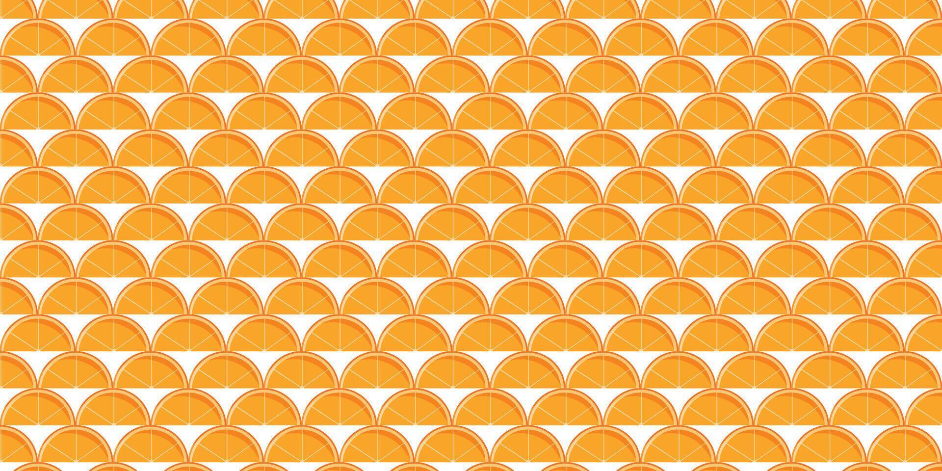Fresh Orange pattern design illustration vector