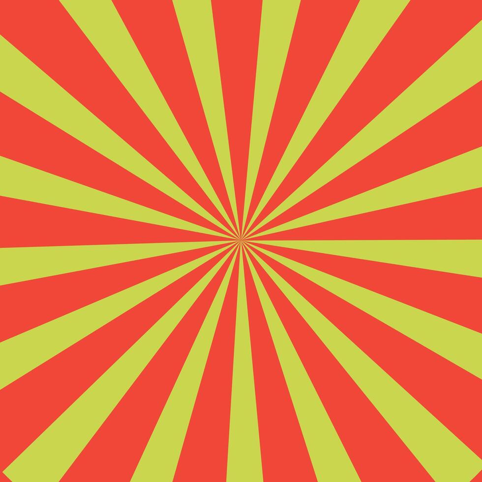 Pop art yellow red background. Banner illustration vector