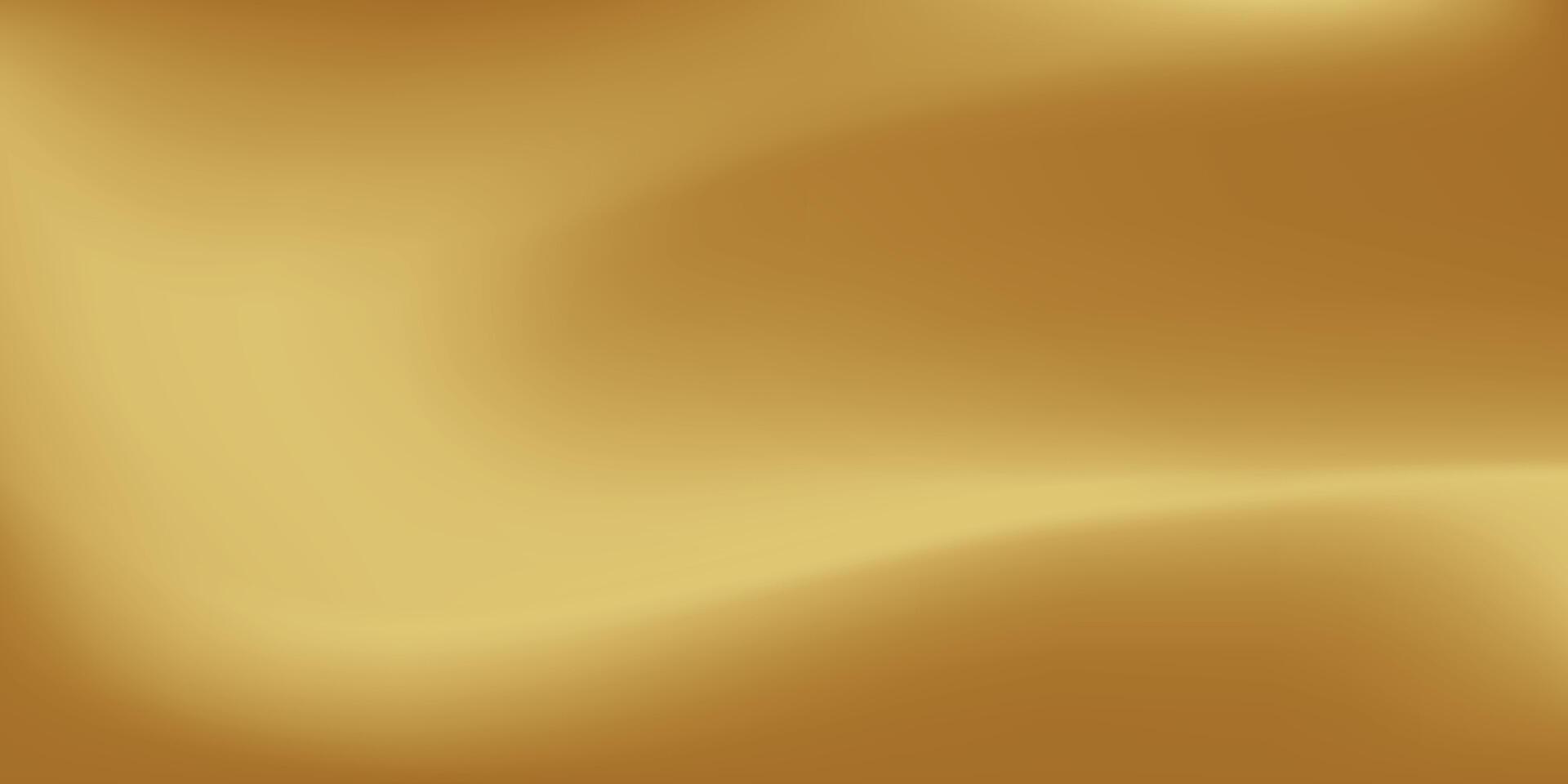 Gold abstract blurred gradient background. illustration. vector