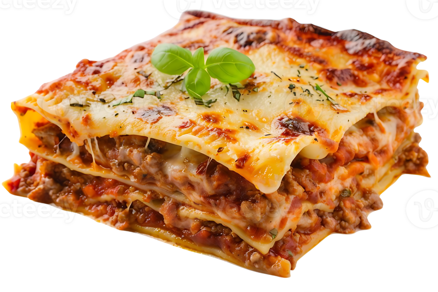 Lasagna with Cheese and Meat Sauce, Italian Cuisine, Food Photography png