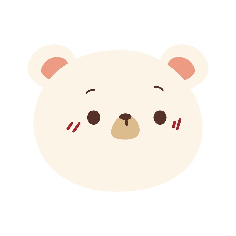 CUTE BEAR FAVE vector