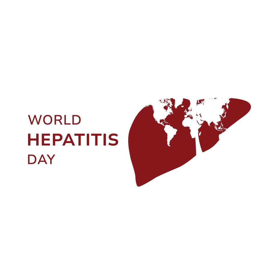 World Hepatitis Day Background Illustration. vector