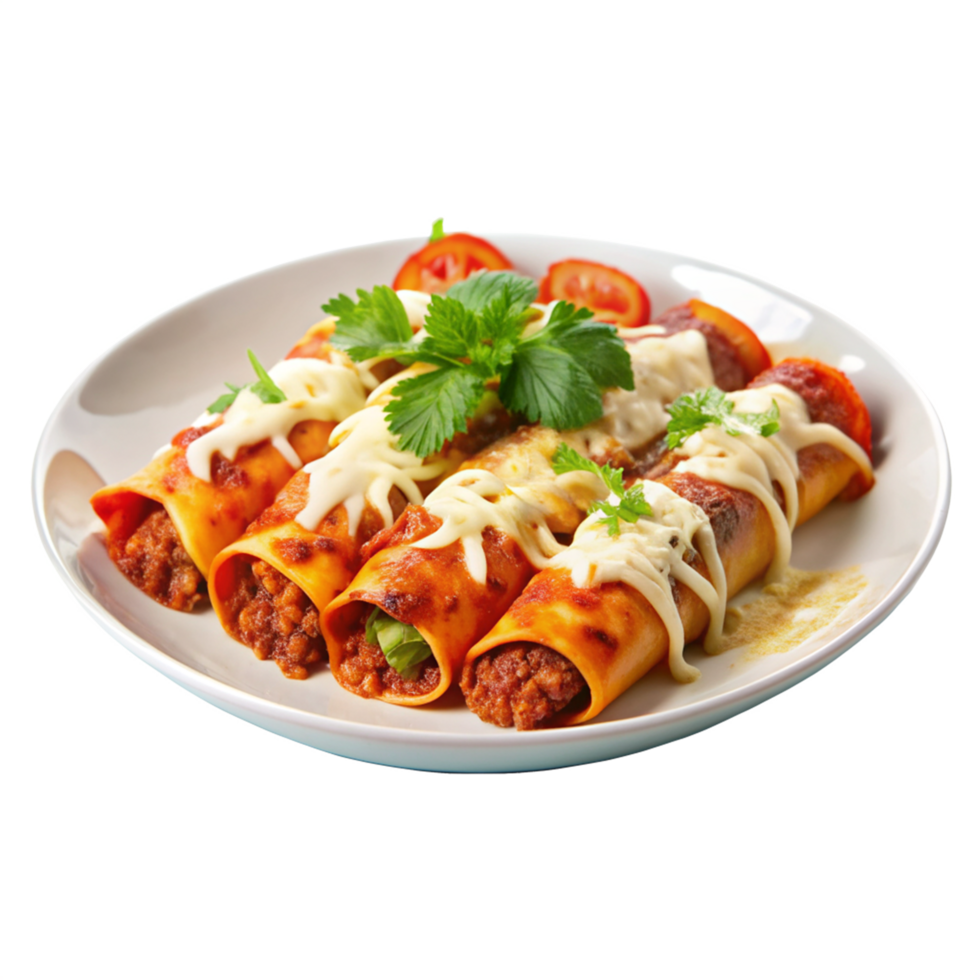 Traditional High Quality Mexican Food Isolated on Transparent Background png