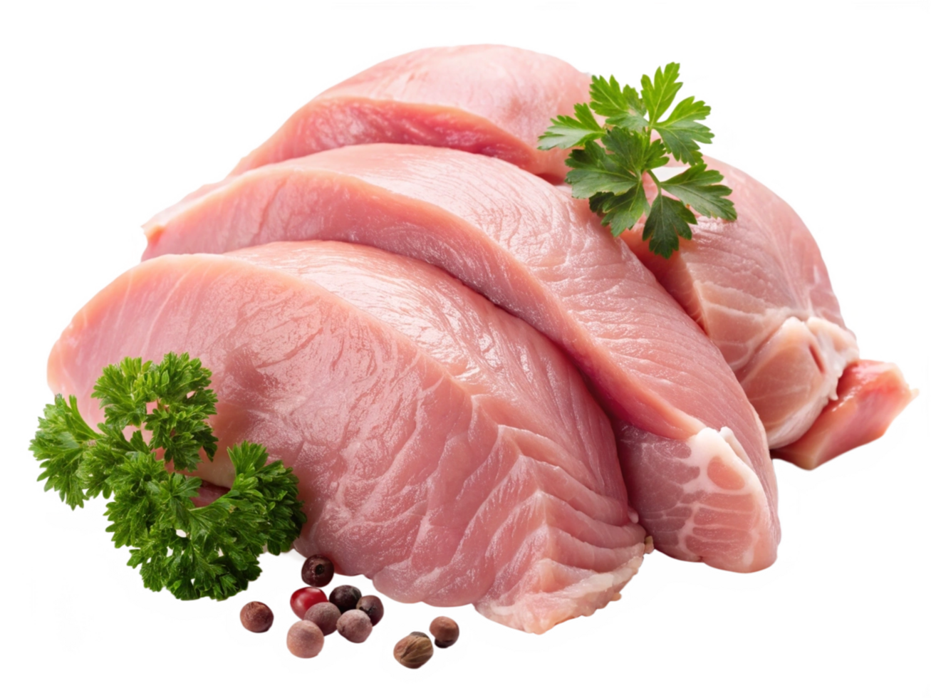 High Quality Realistic Fresh Raw Meat Isolated on Transparent Background png