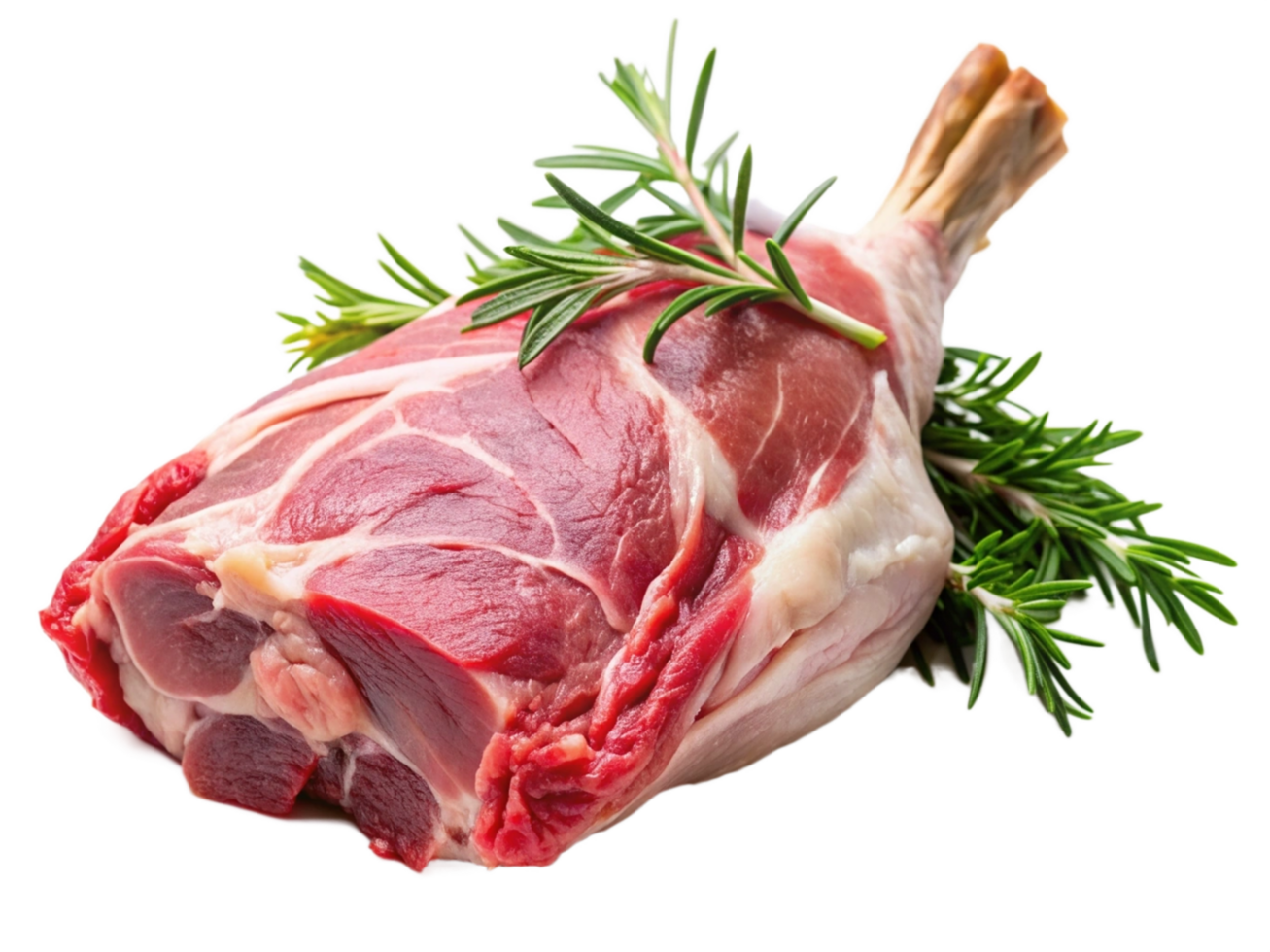 High Quality Realistic Fresh Raw Meat Isolated on Transparent Background png
