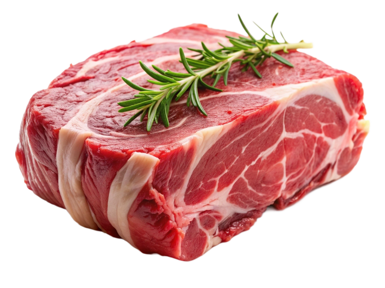 High Quality Realistic Fresh Raw Meat Isolated on Transparent Background png