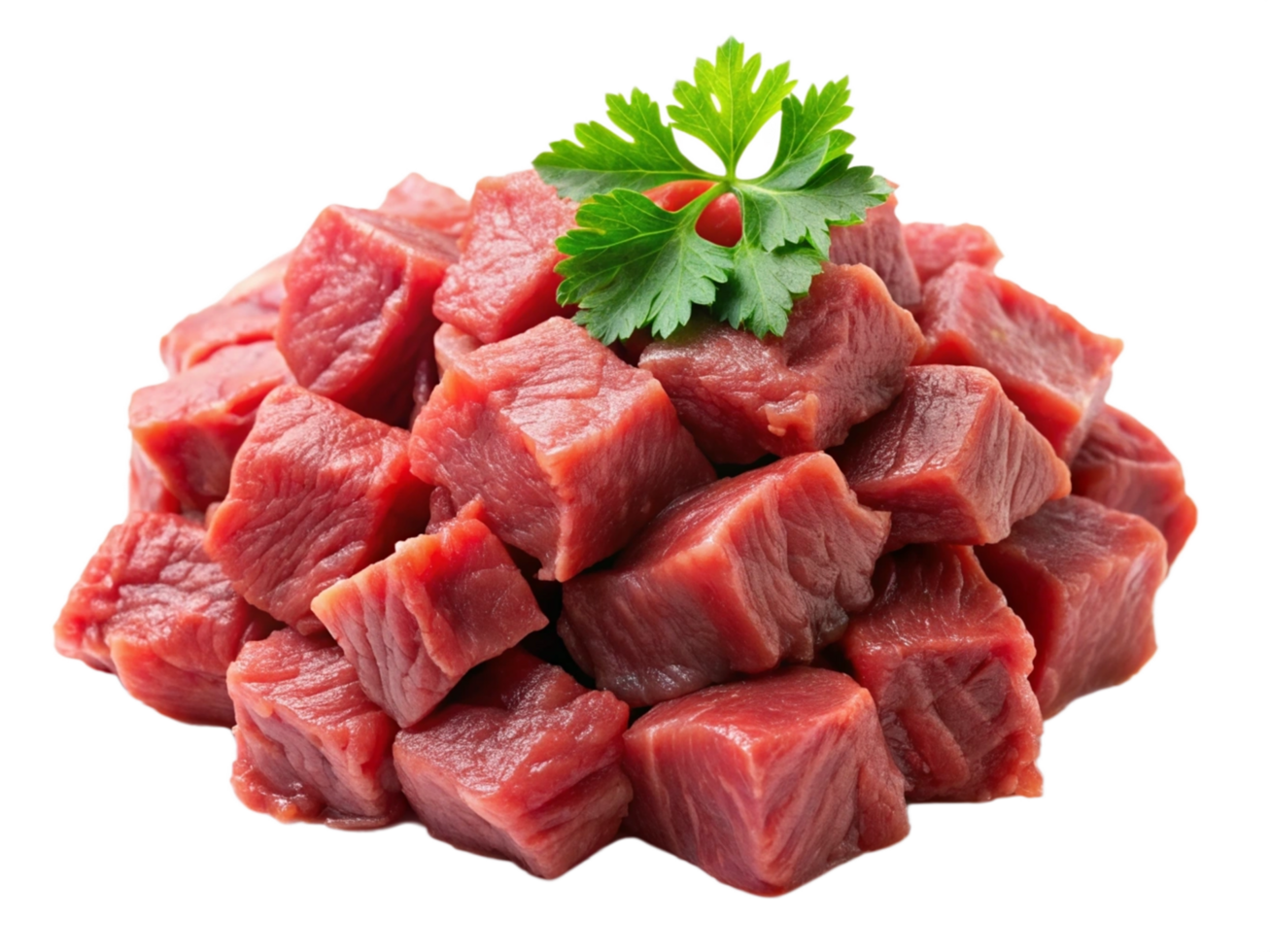 High Quality Realistic Fresh Raw Meat Isolated on Transparent Background png