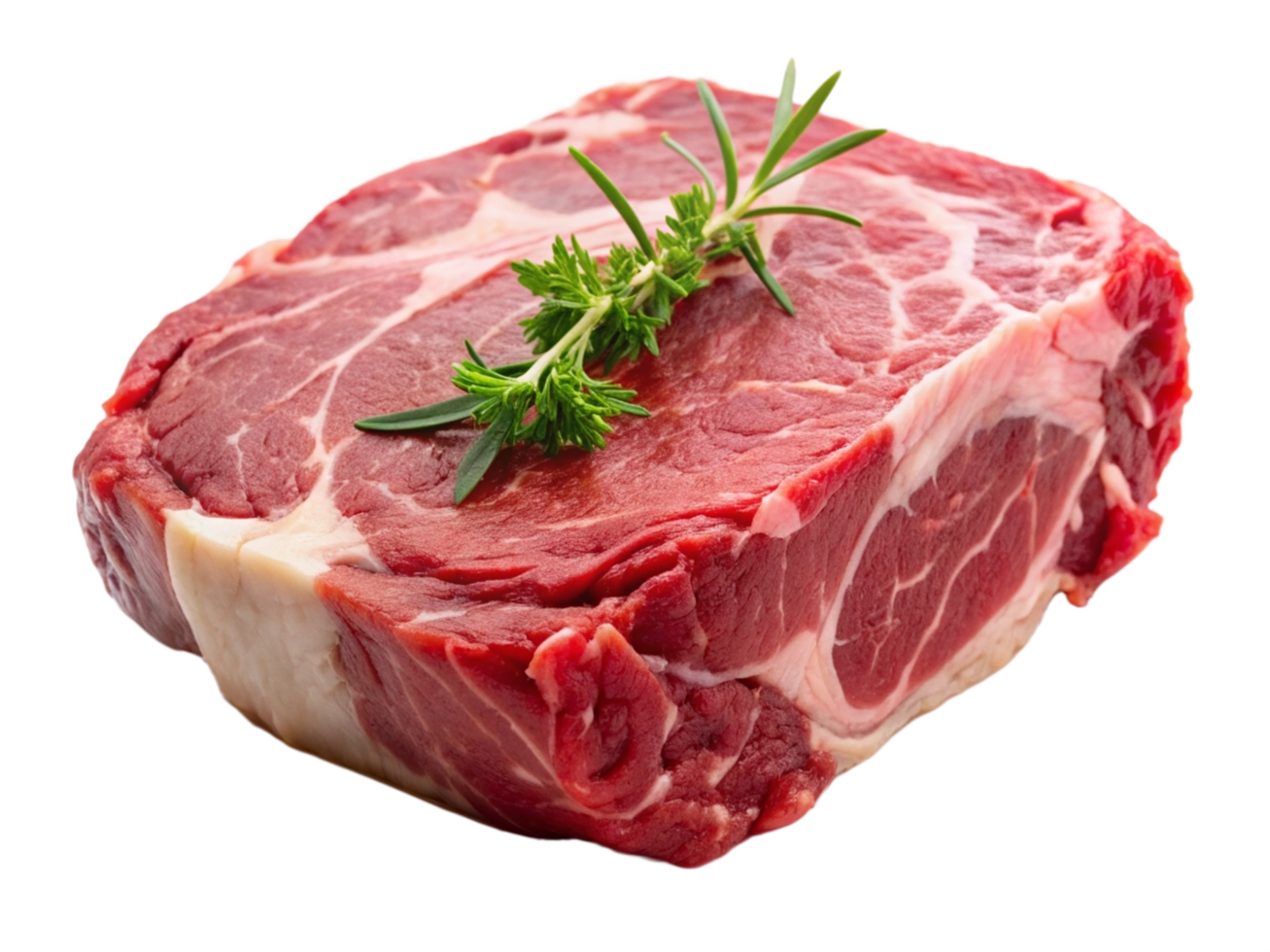 High Quality Realistic Fresh Raw Meat Isolated on Transparent Background png