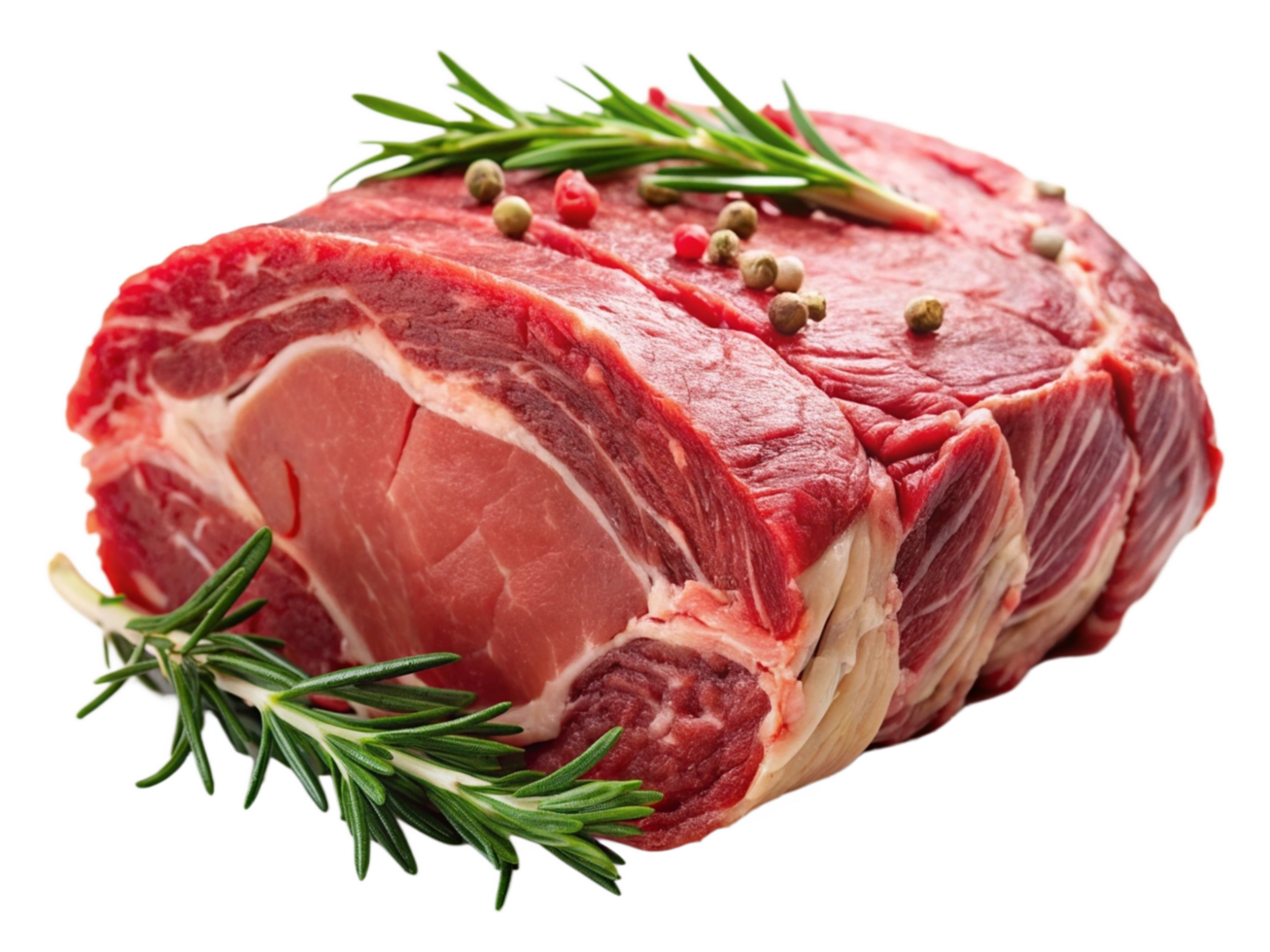 High Quality Realistic Fresh Raw Meat Isolated on Transparent Background png
