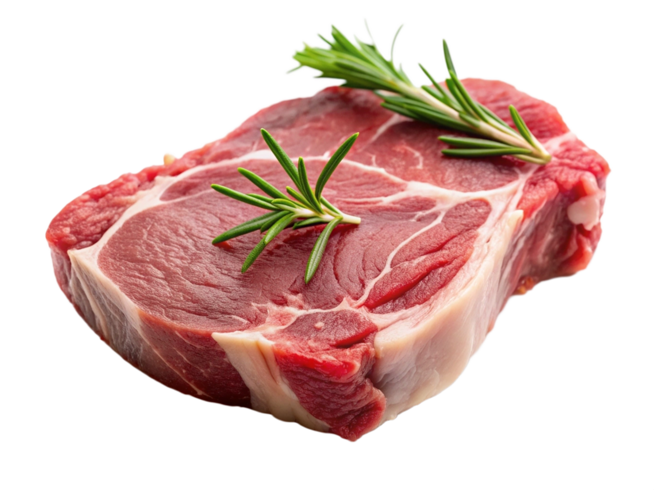 High Quality Realistic Fresh Raw Meat Isolated on Transparent Background png