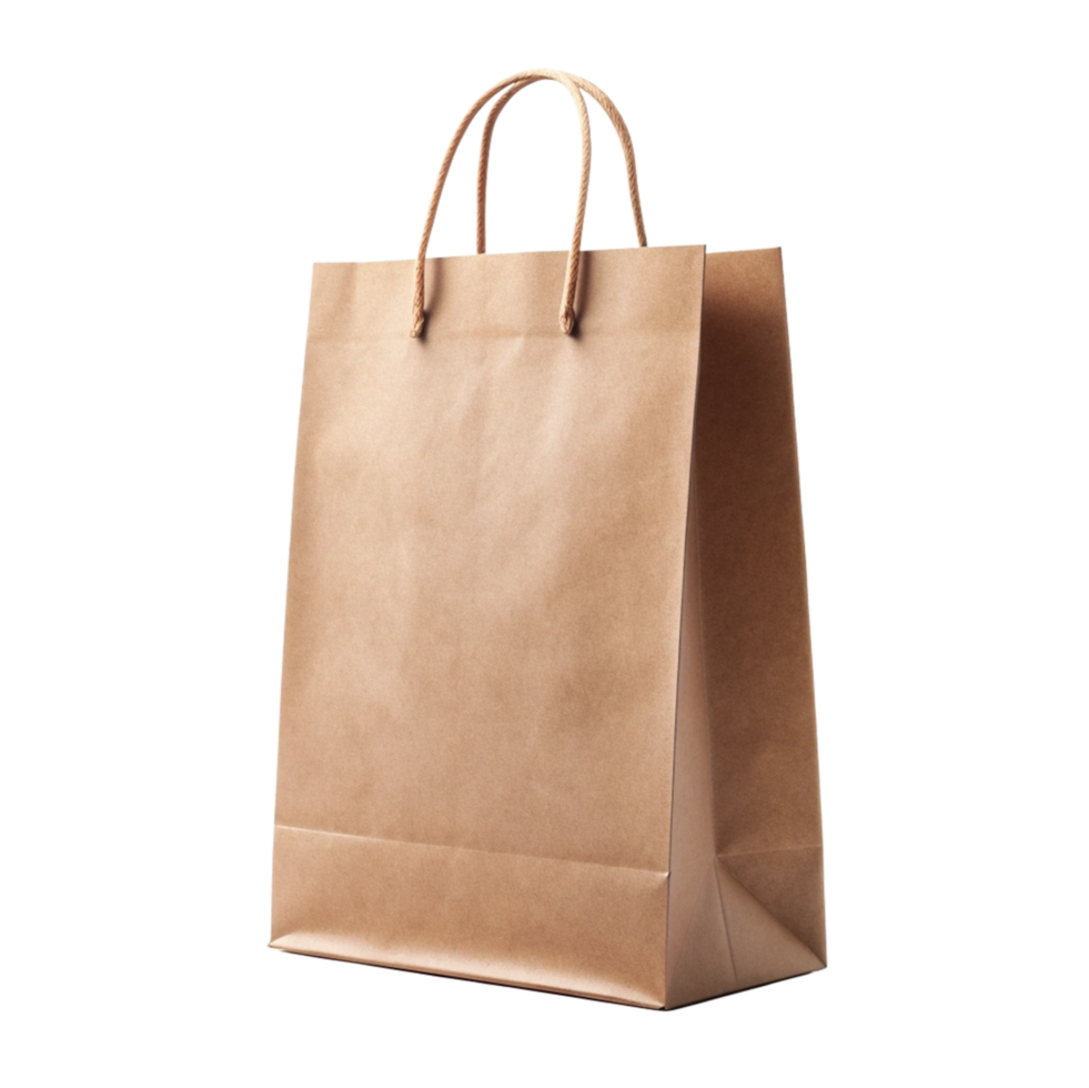 High Quality Realistic Bag Isolated on Transparent Background For Mockup png