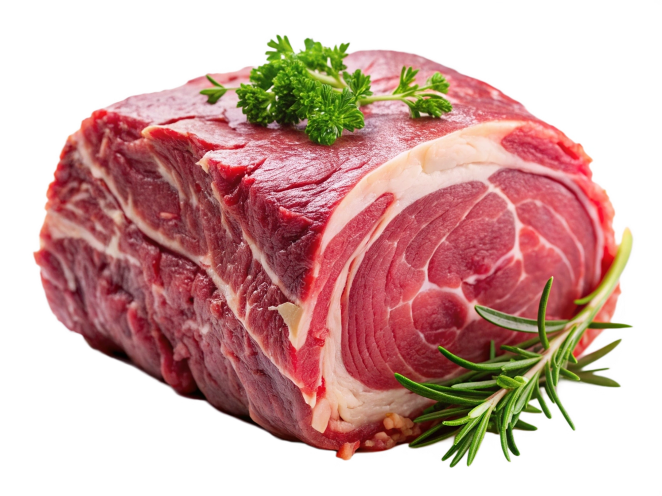 High Quality Realistic Fresh Raw Meat Isolated on Transparent Background png