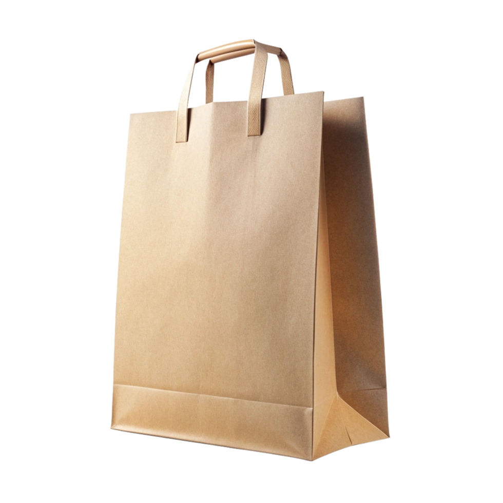 High Quality Realistic Bag Isolated on Transparent Background For Mockup png