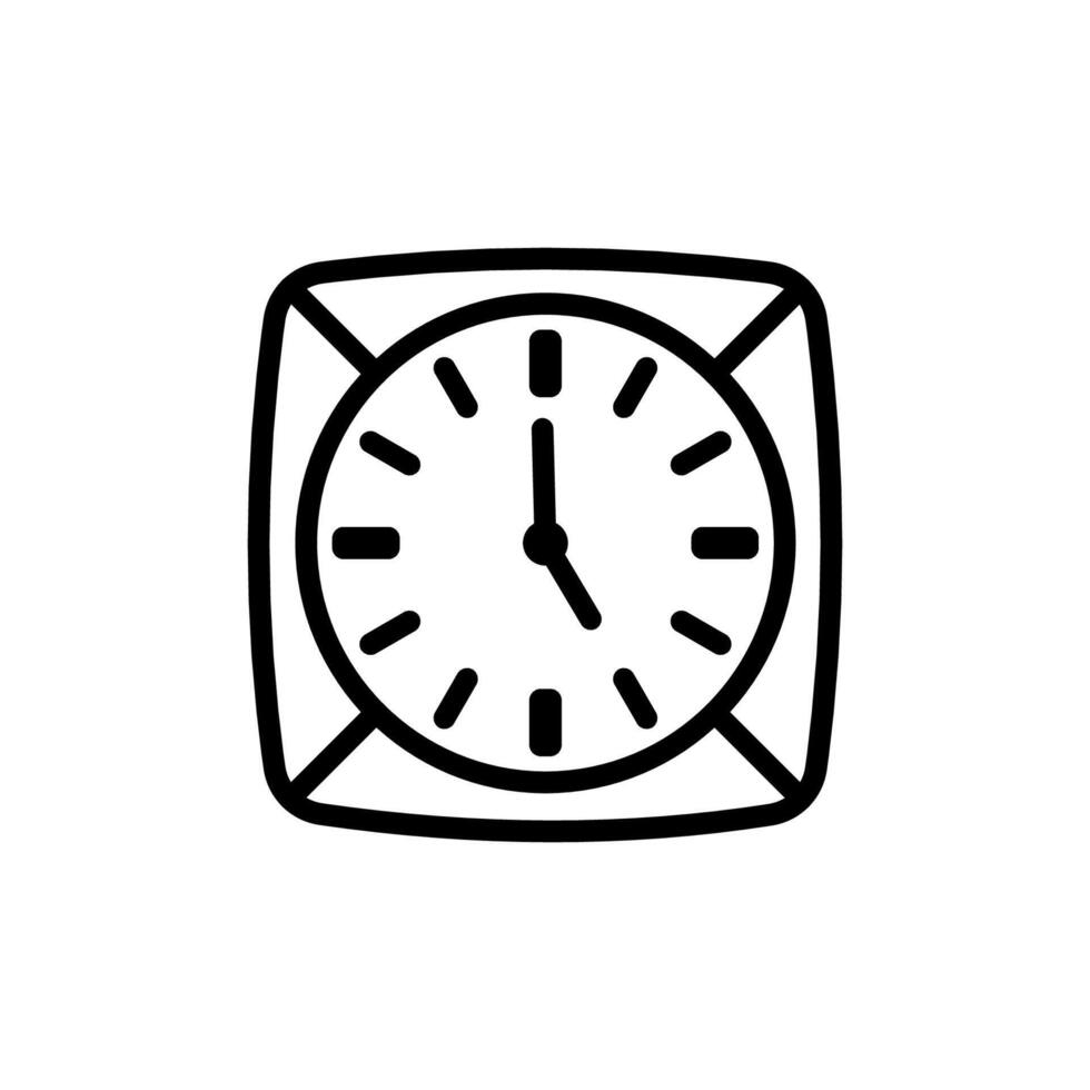 clock icon design template elegant style vector