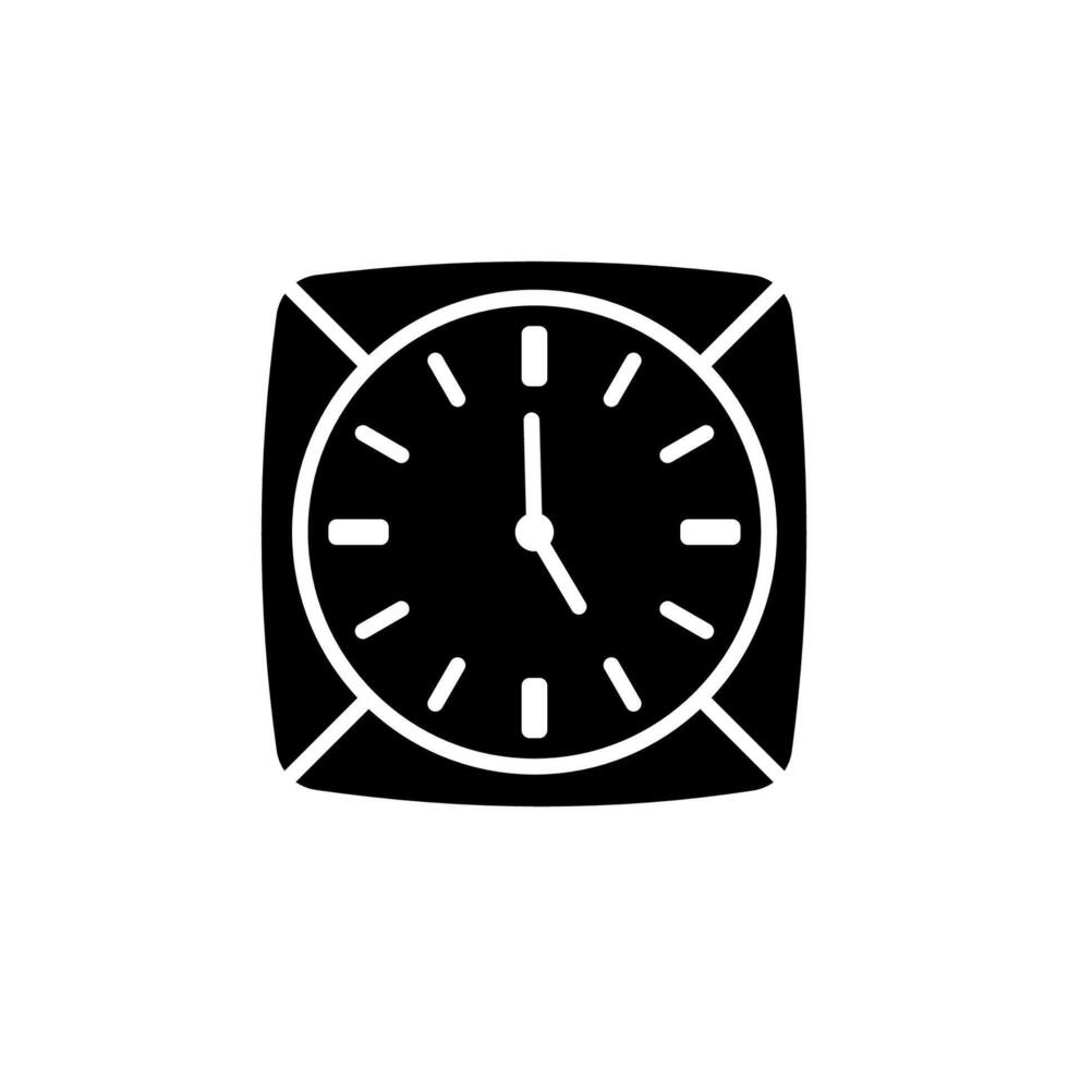 clock icon design template elegant style vector