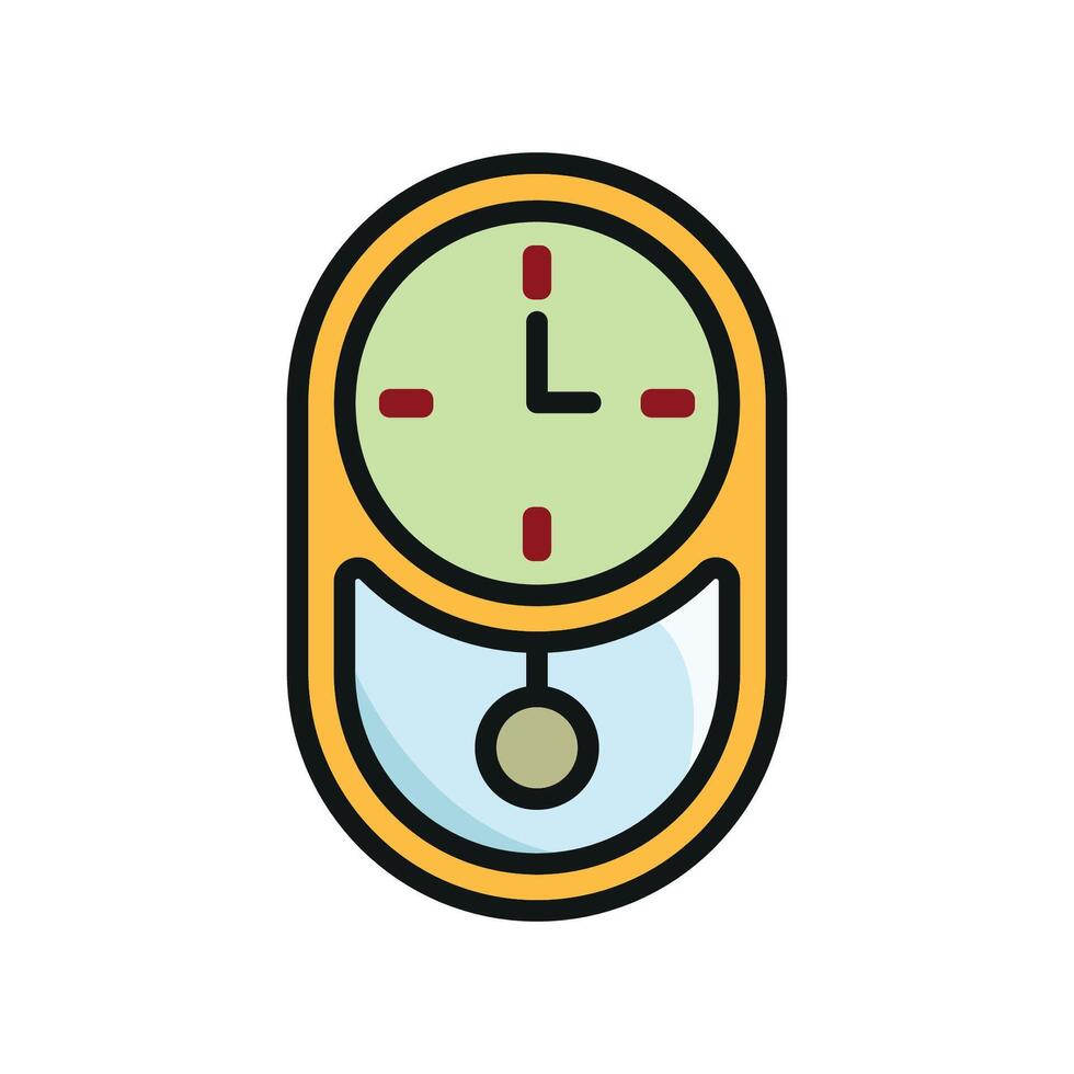 clock icon design template elegant style vector