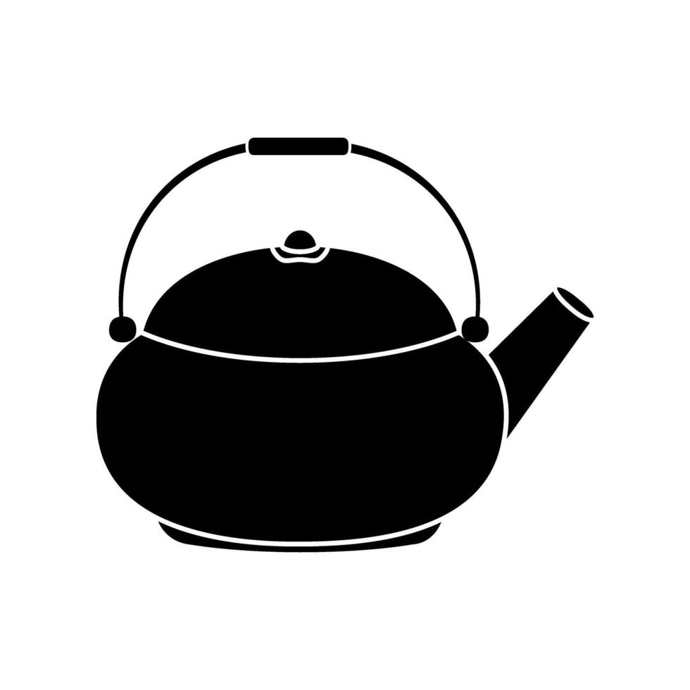 Kettle icon . Teapot illustration sign. Pot symbol. Teakettle logo. vector