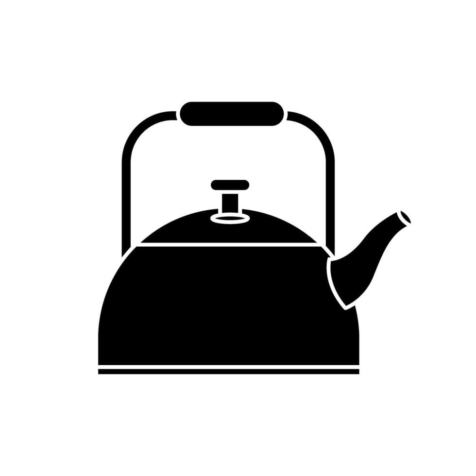Kettle icon . Teapot illustration sign. Pot symbol. Teakettle logo. vector