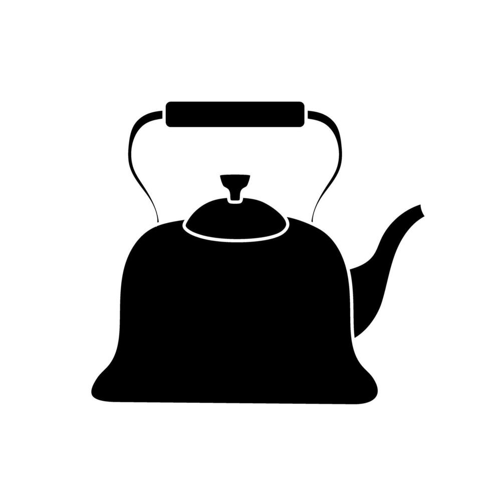 Kettle icon . Teapot illustration sign. Pot symbol. Teakettle logo. vector