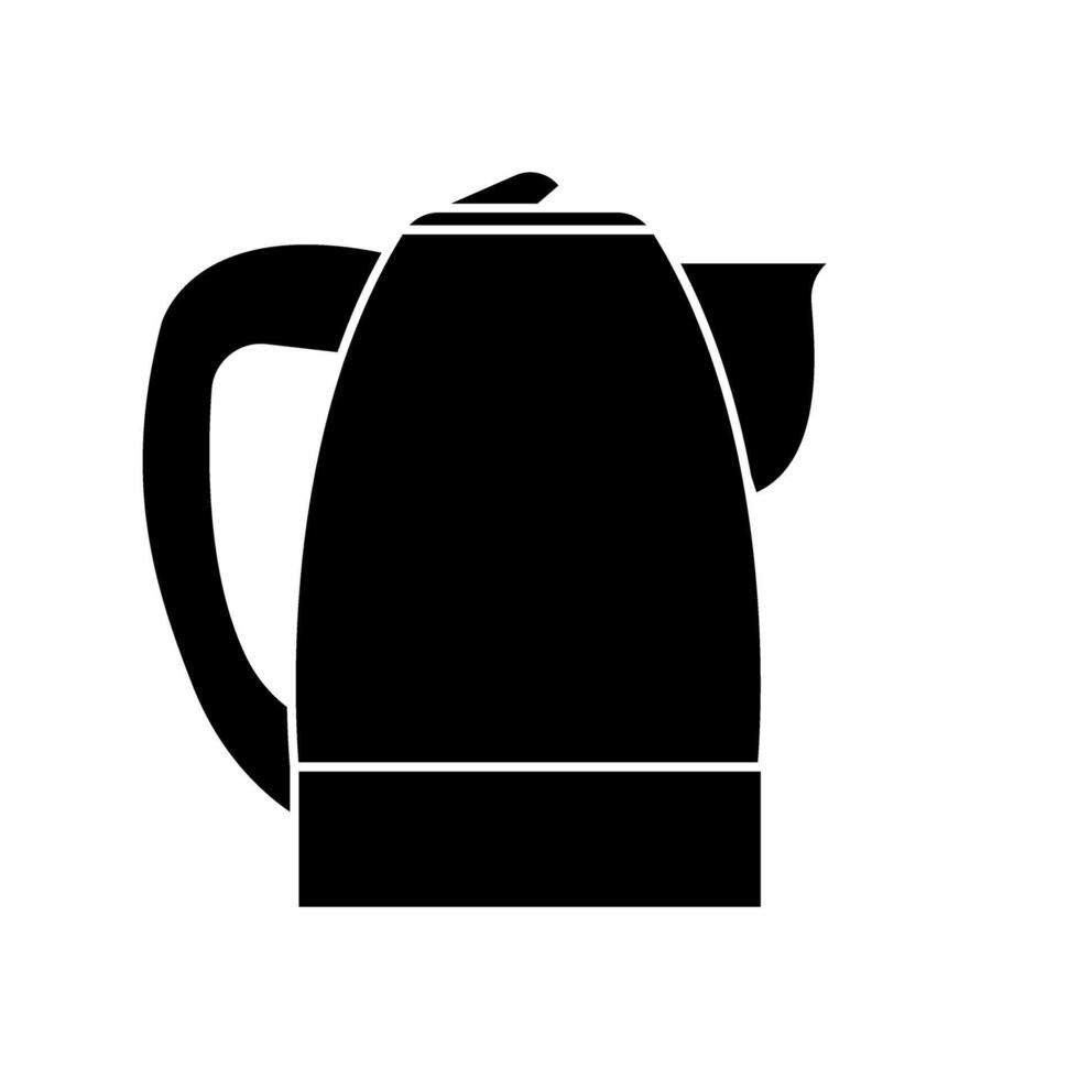 Kettle icon . Teapot illustration sign. Pot symbol. Teakettle logo. vector
