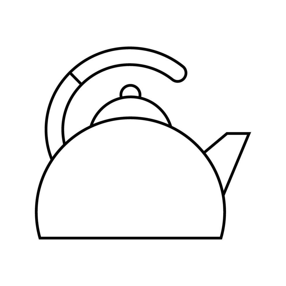 Kettle icon . Teapot illustration sign. Pot symbol. Teakettle logo. vector