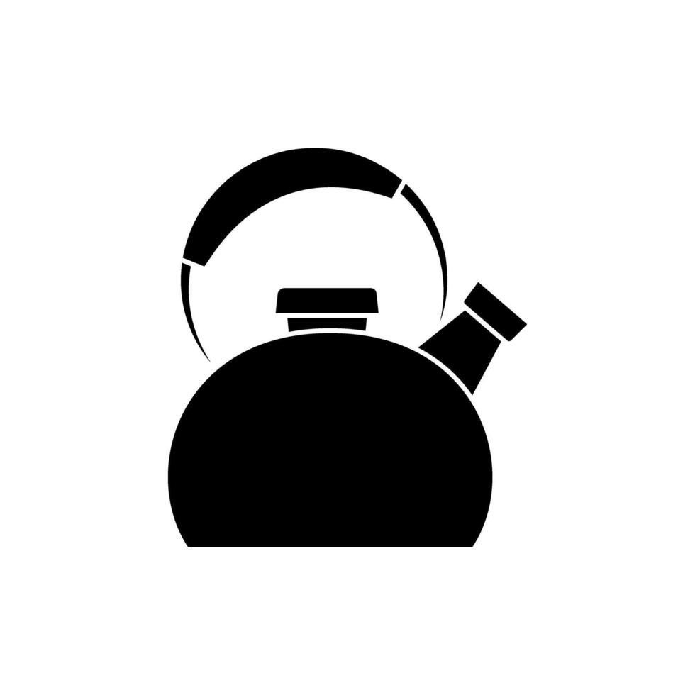 Kettle icon . Teapot illustration sign. Pot symbol. Teakettle logo. vector